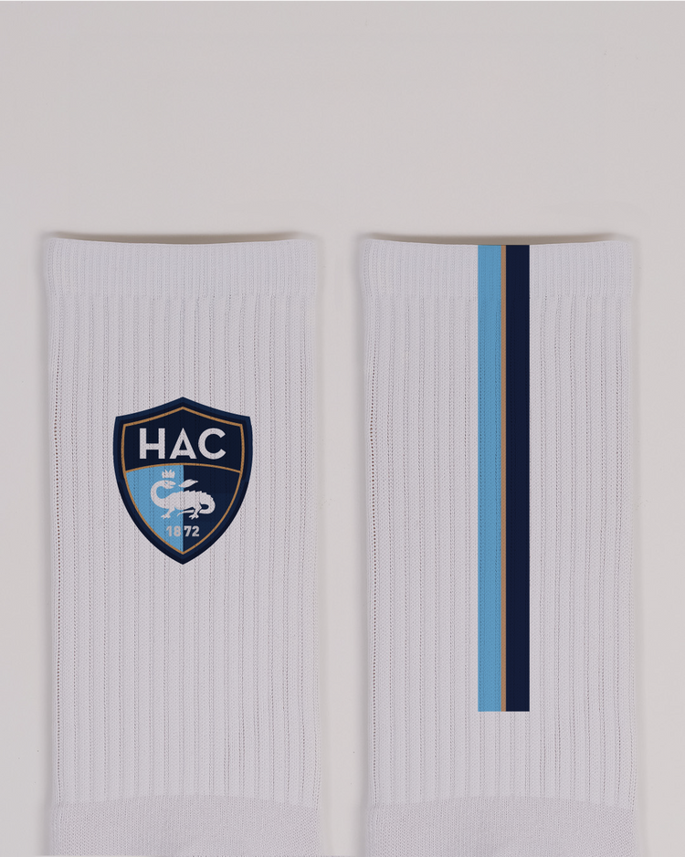Chaussettes Bande Ciel&Marine - face et dos