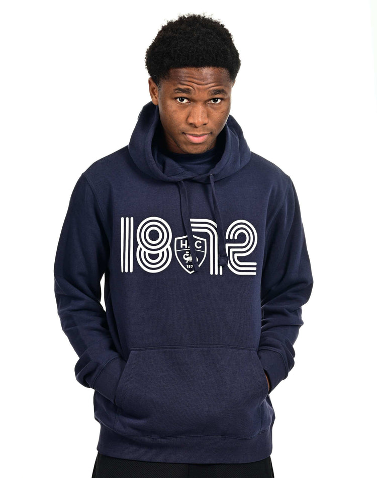 Hoodie 1872 Marine - face