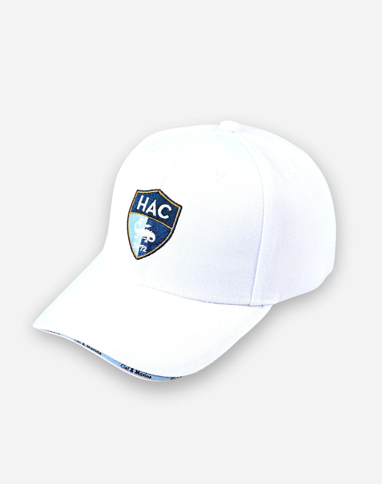 Casquette Blanche Logo Brodé - face