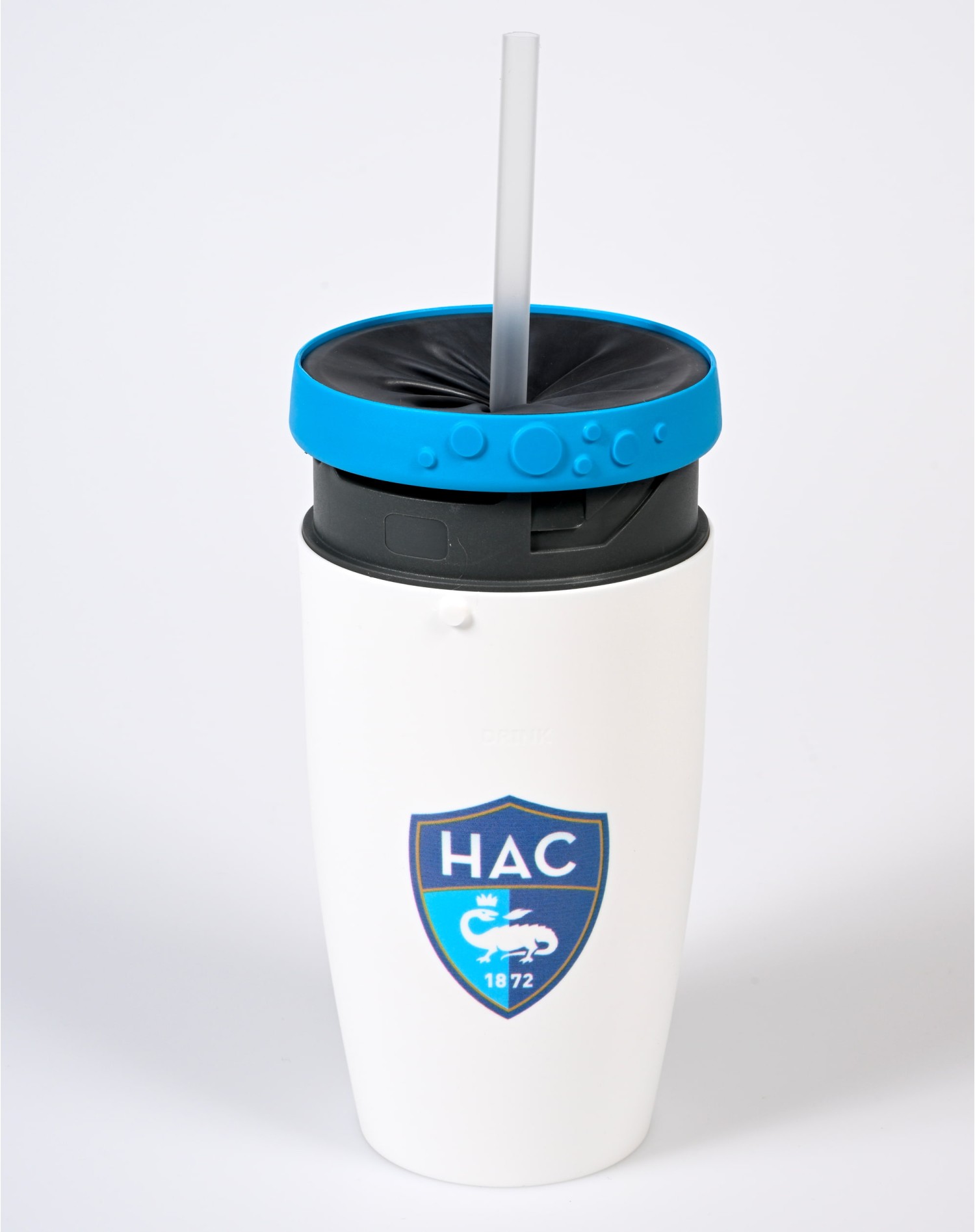 Mug Isotherme Twizz - bague ciel avec paille Mug Isotherme Twizz - bague ciel avec paille