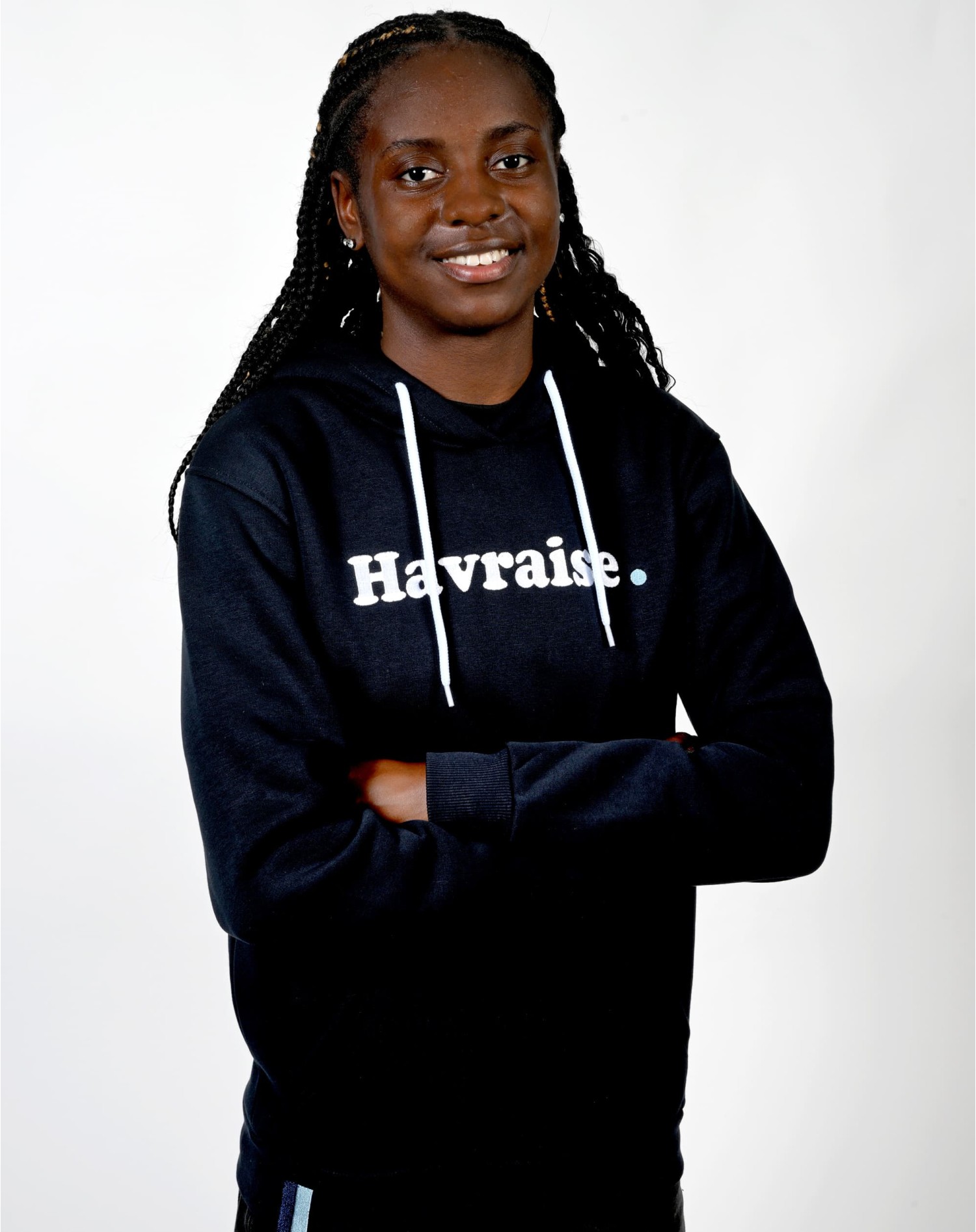 Hoodie Navy Havraise Enfant - face