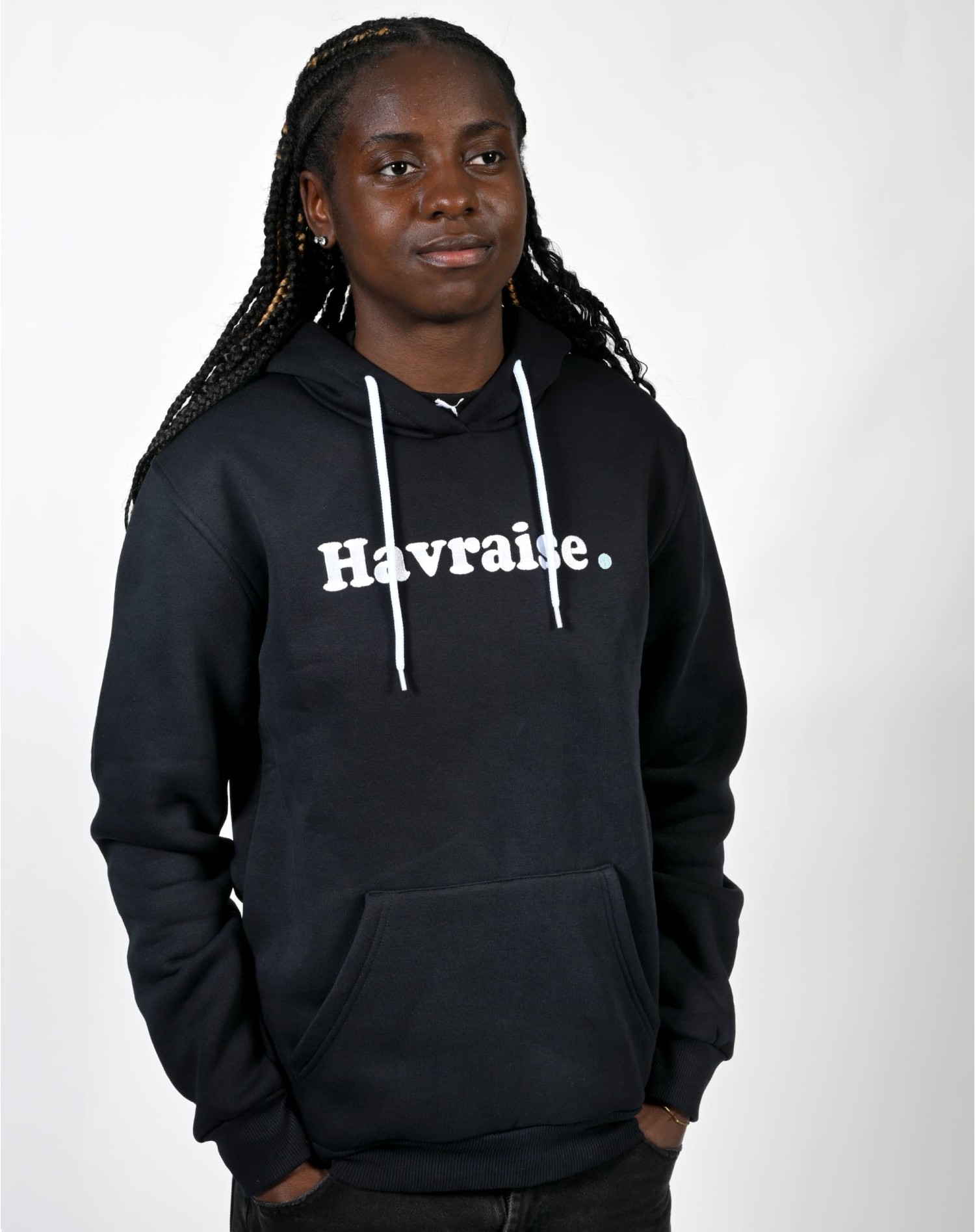 Hoodie Navy Havraise Enfant - attitude
