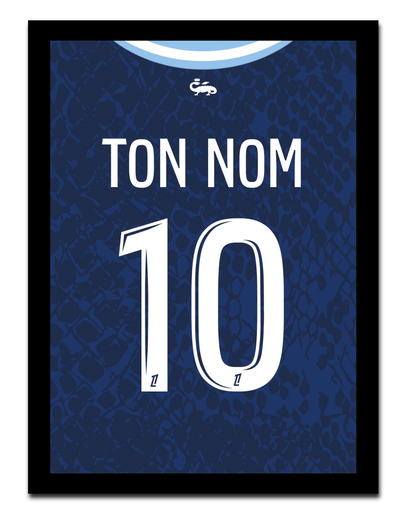 Affiche Personnalisable Maillot Domicile 24/25 - TON NOM