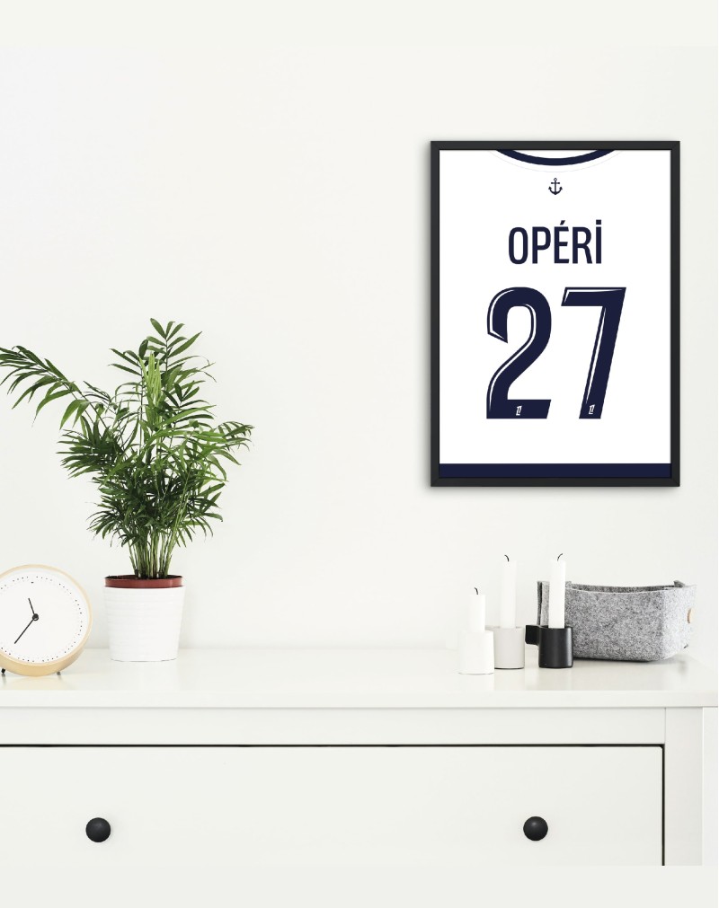 Affiche Personnalisable Maillot Extérieur 24/25 - OPÉRI