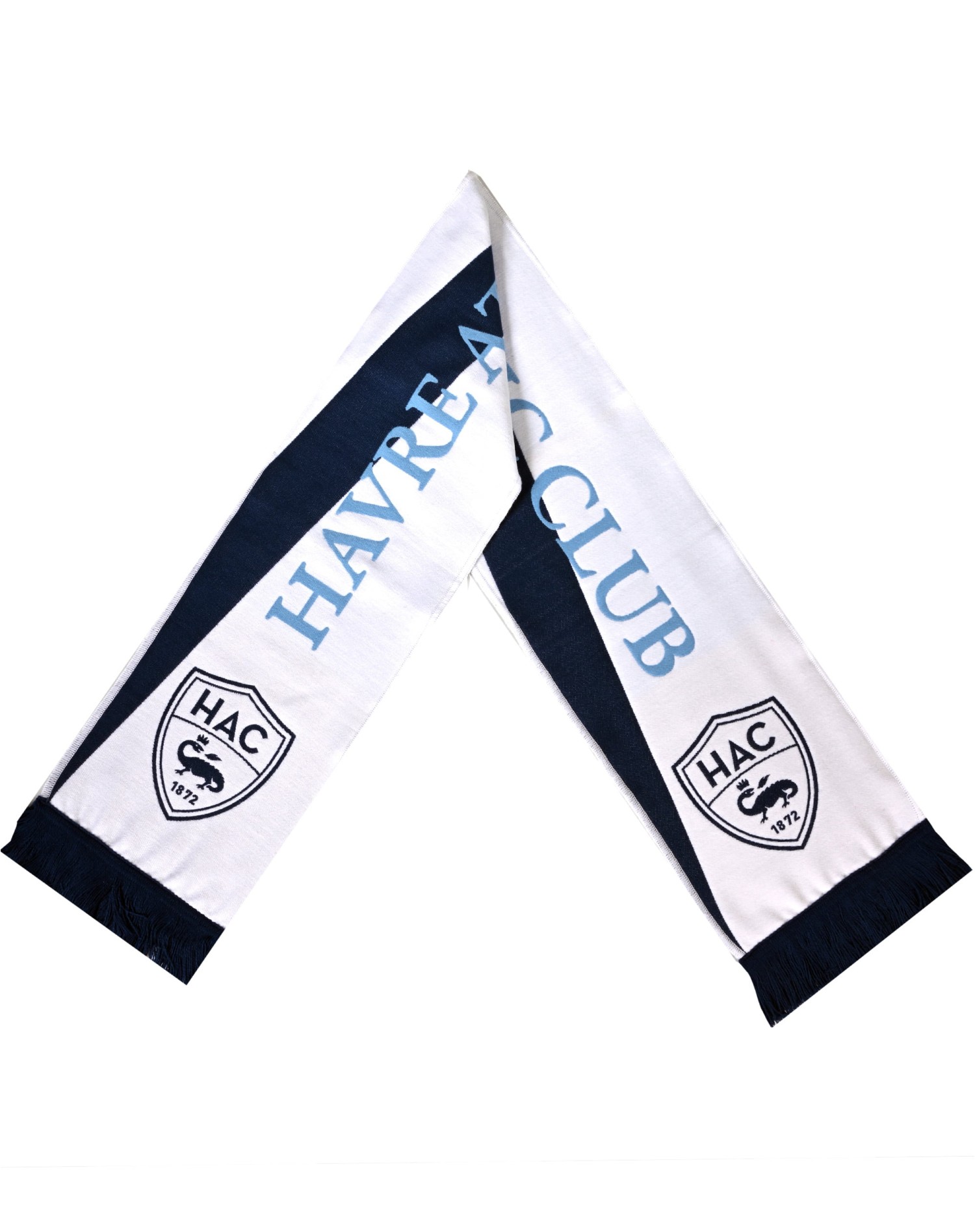 Écharpe Blanche Havre Athletic Club - pliée