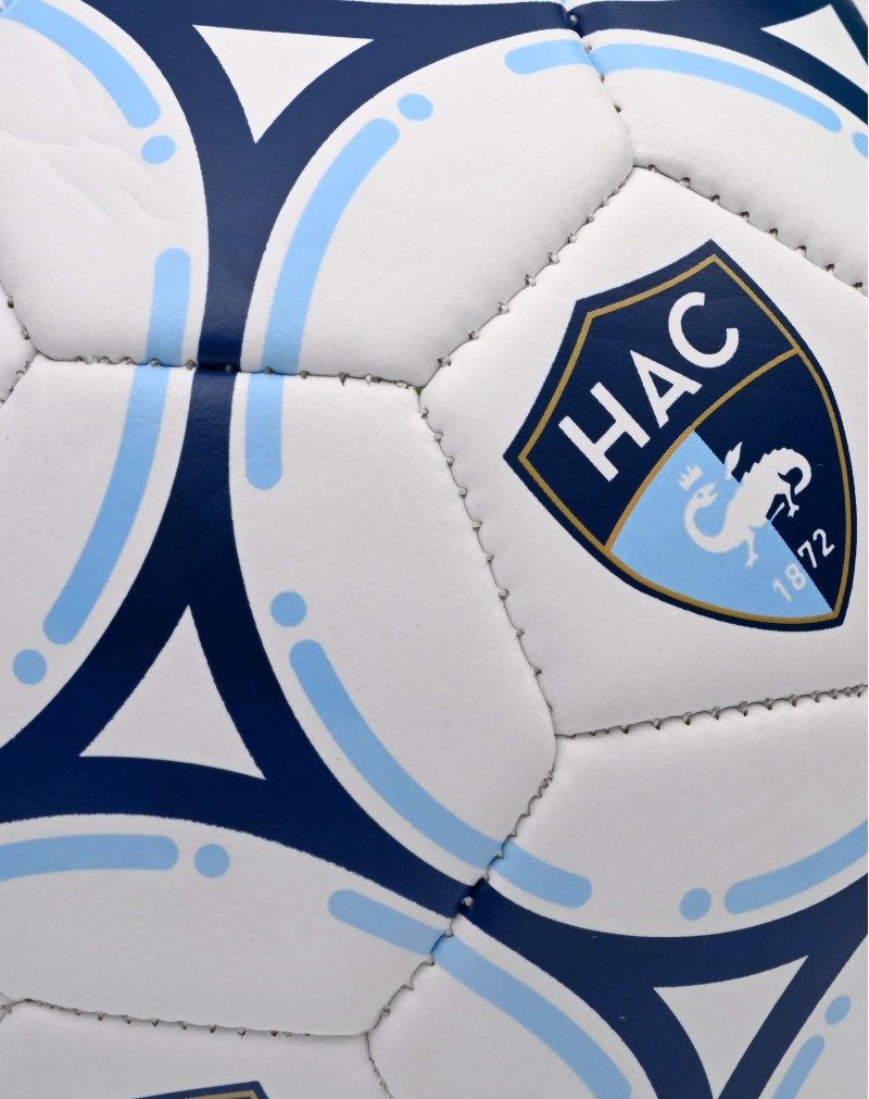 Petit Ballon Blanc Logo HAC - Detail