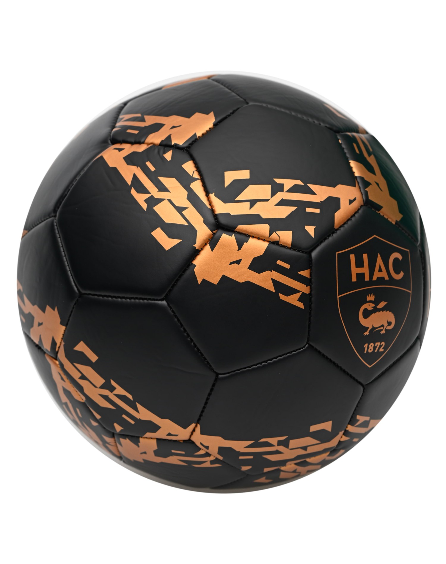 Ballon Noir et Or T5 - 1/4 face