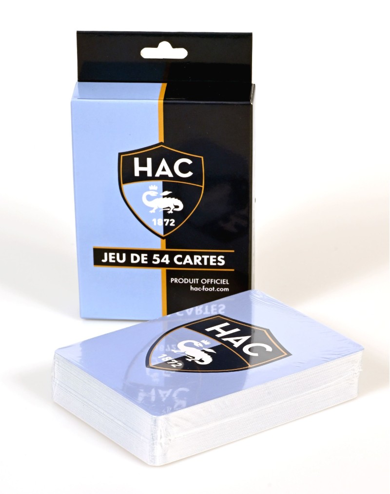 Jeu de 54 Cartes HAC - Dos de cartes