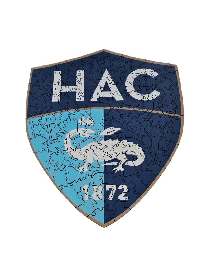 Puzzle Logo HAC en Bois - Face