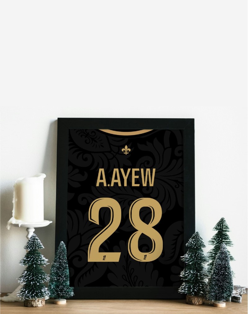 Affiche Personnalisable Maillot Third 24/25 - Noël