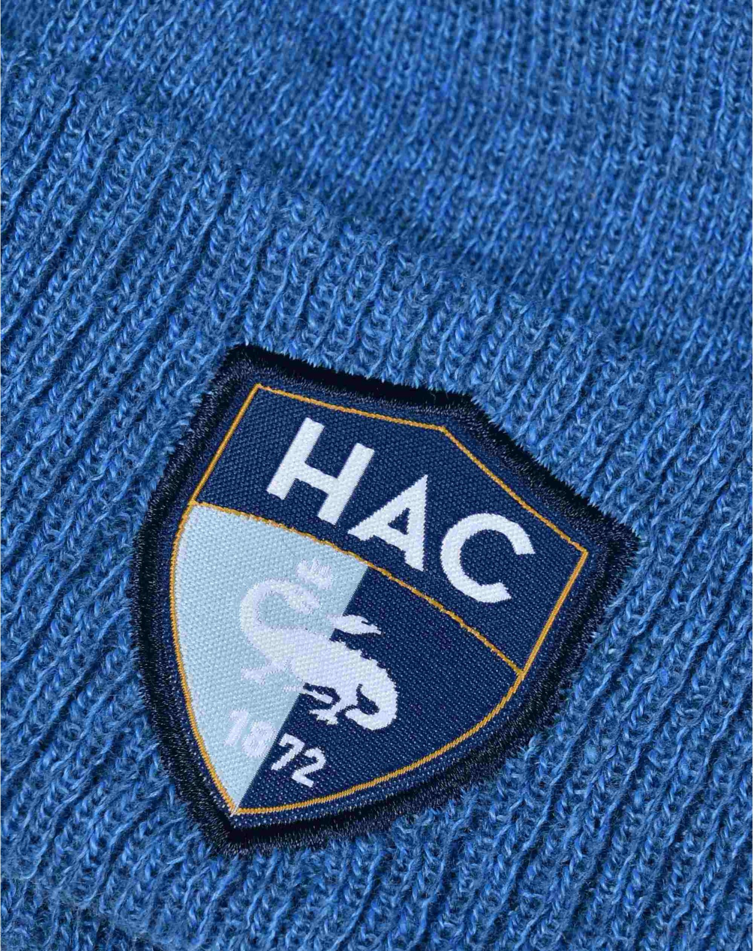 Bonnet Bleu Chiné - détail