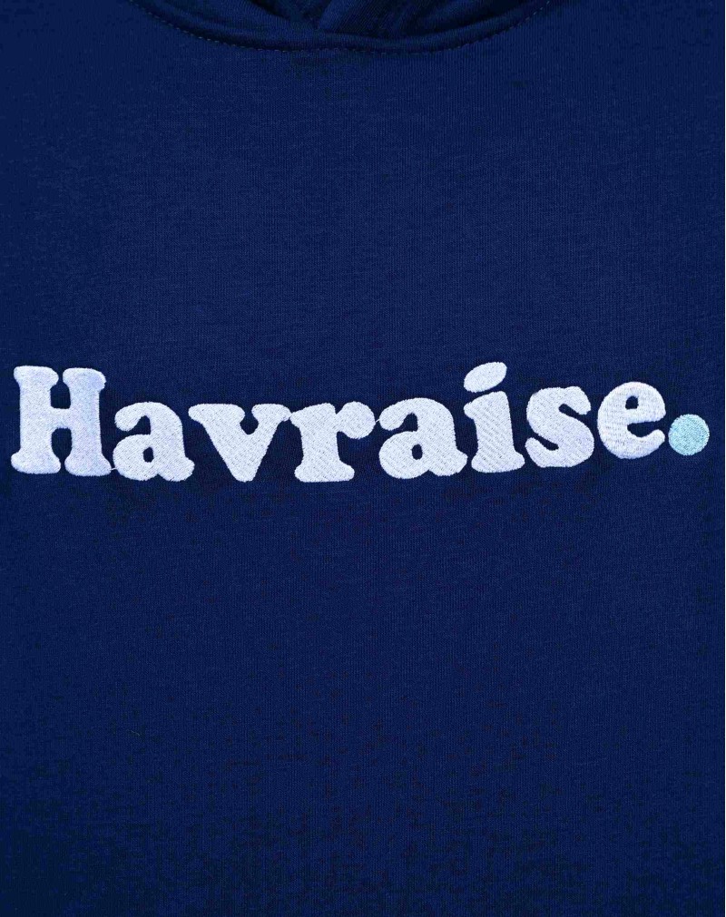 Hoodie Havraise bleu - Détail