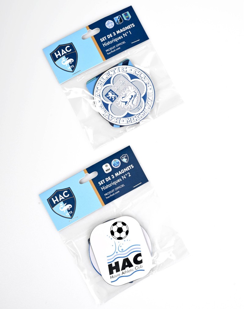 3 Magnets Logos Historique 1/2 - Packaging