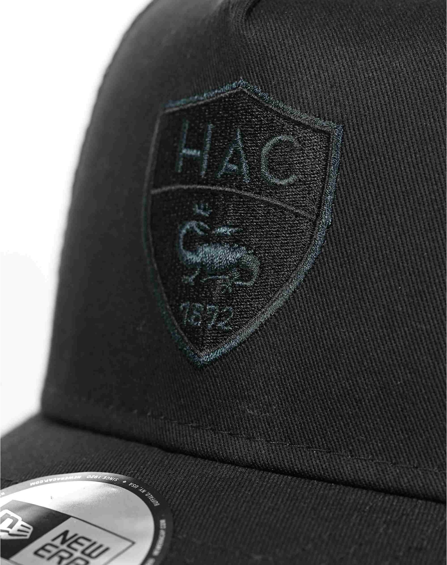 Casquette Trucker HAC x New Era - Noir - zoom Casquette Trucker HAC x New Era - Noir - zoom