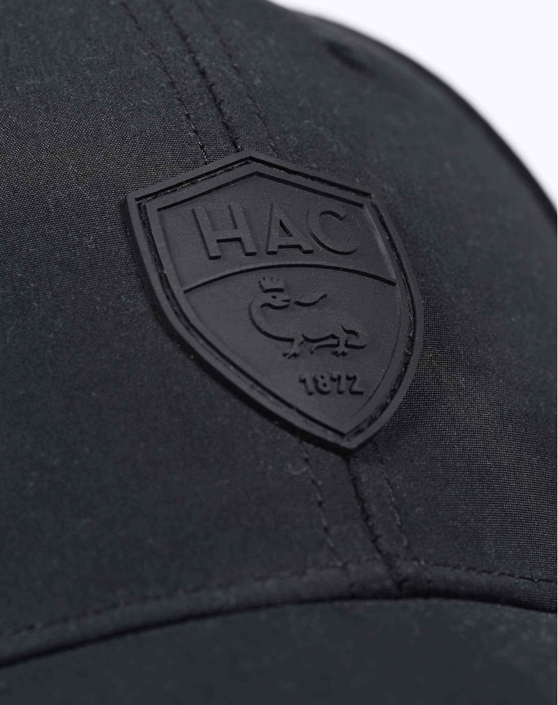 Casquette Technique Noire - Détail Logo