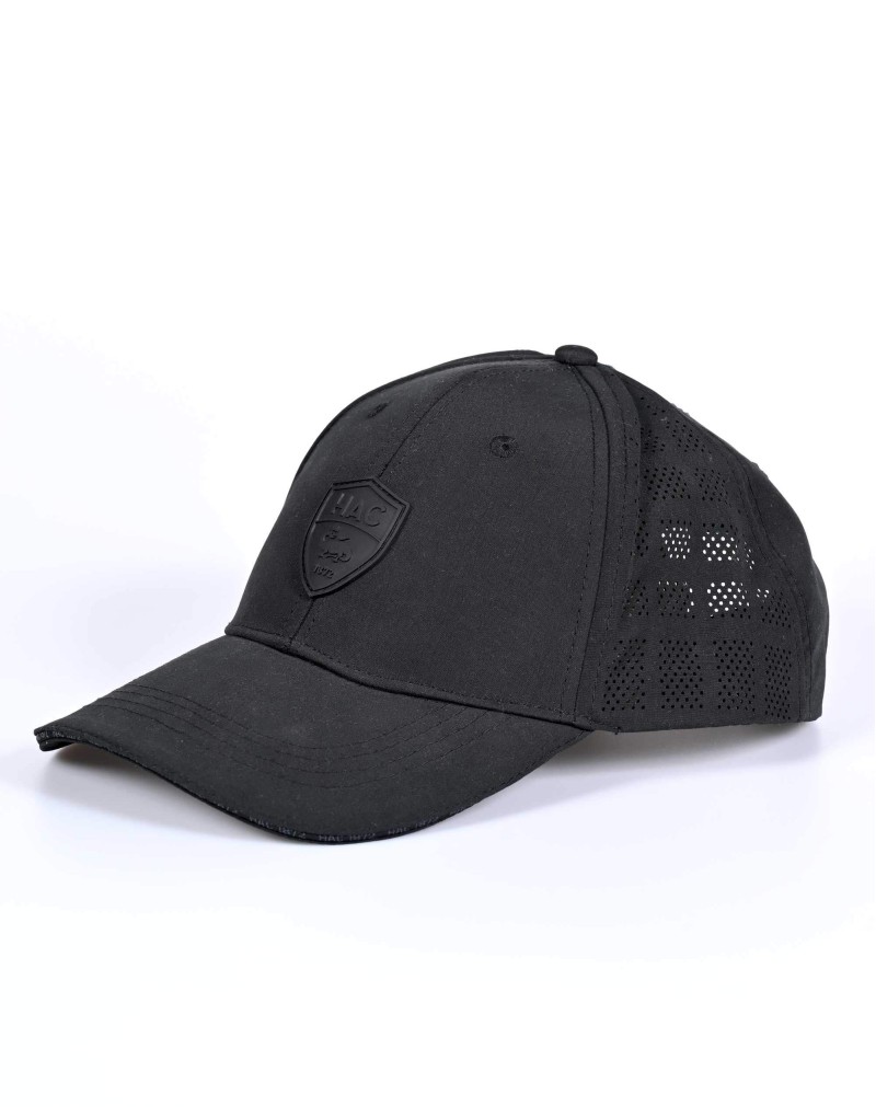 Casquette Technique Noire - Face
