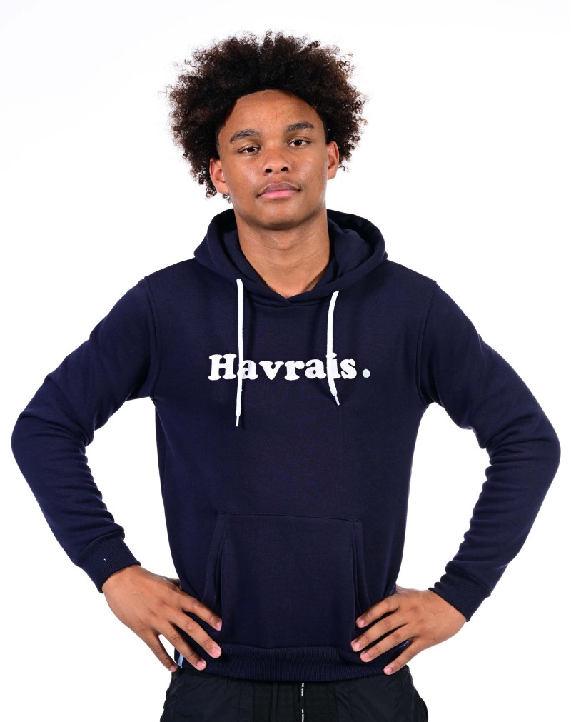 Hoodie Navy Havrais - Face