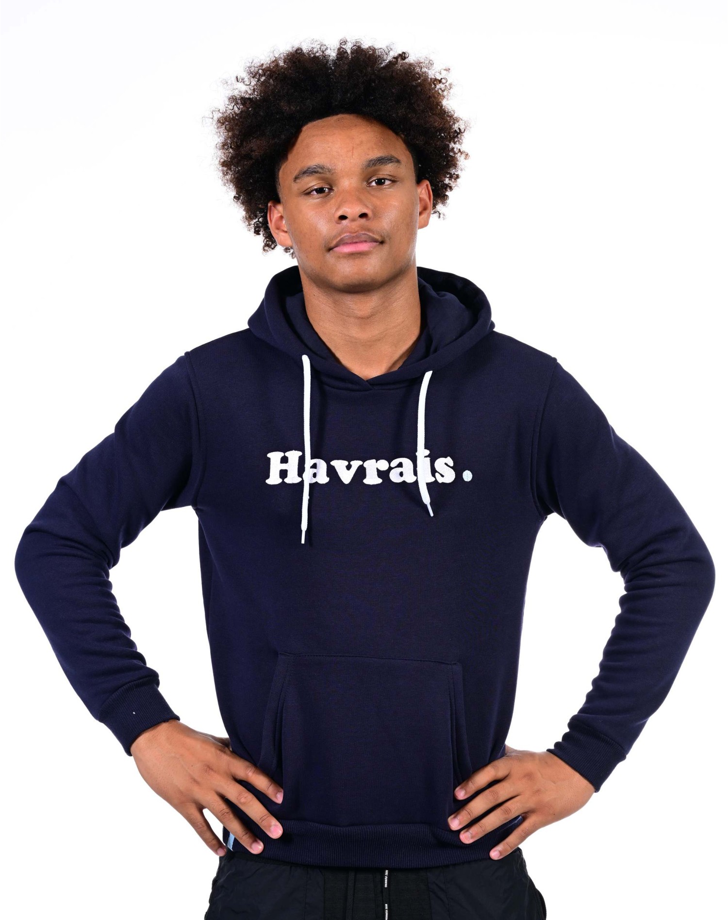 Hoodie Navy Havrais - Face