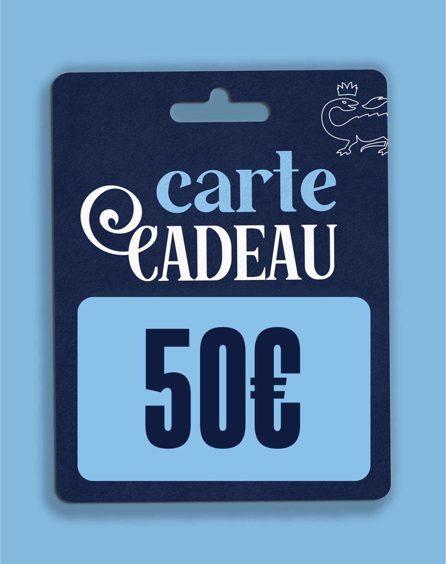 Carte Cadeau 50 € - Carte cadeau