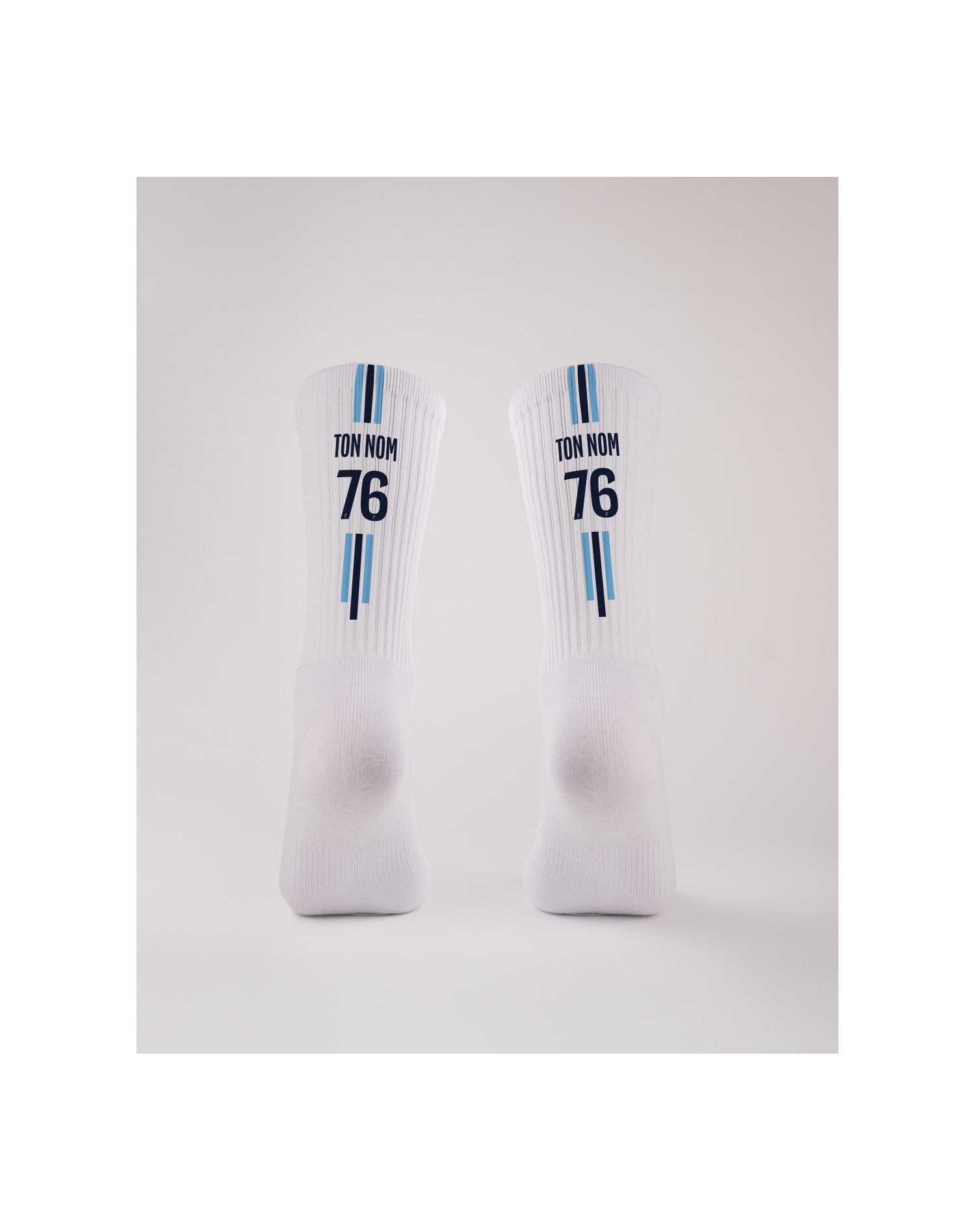 Chaussettes Personnalisables Stripe - Dos