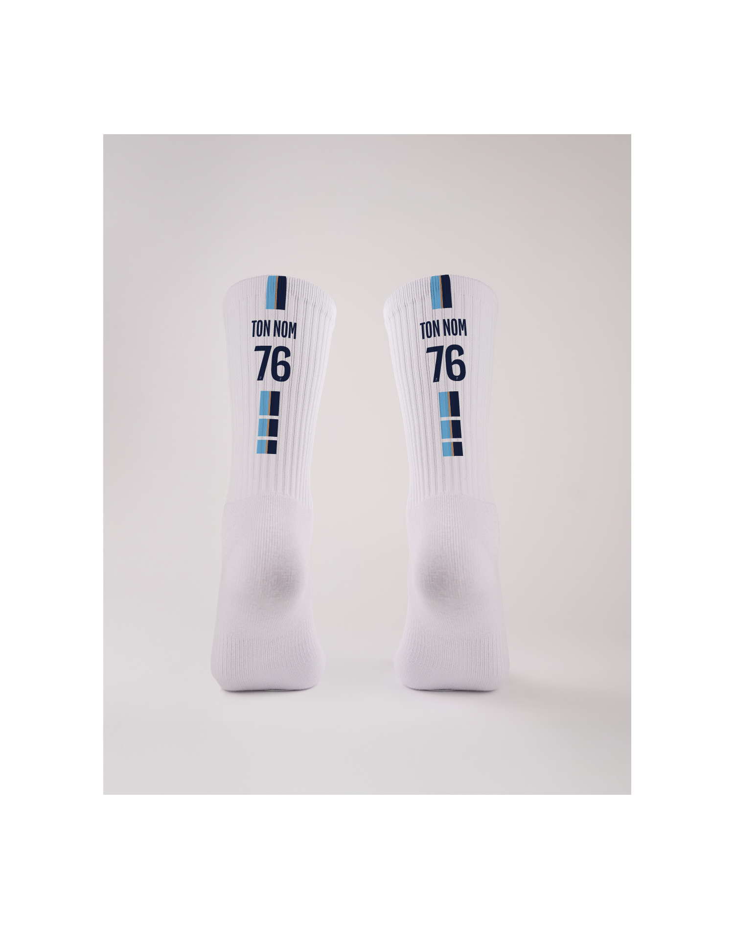 Chaussettes Personnalisables BlockLine - dos