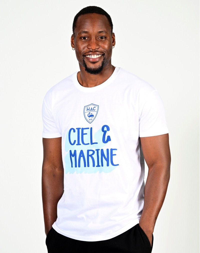 T-shirt Enfant Blanc Ciel&Marine - Face