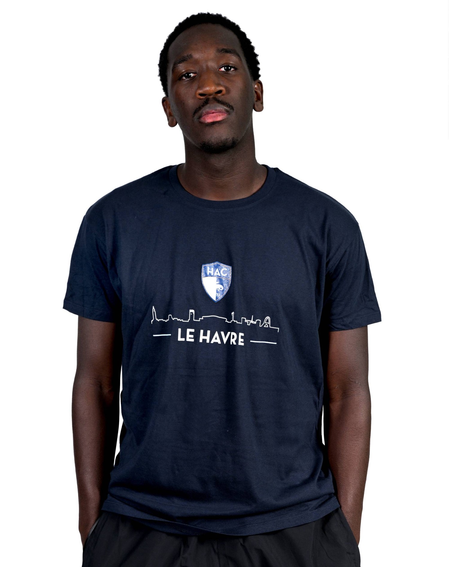 T-shirt Skyline Marine - Face