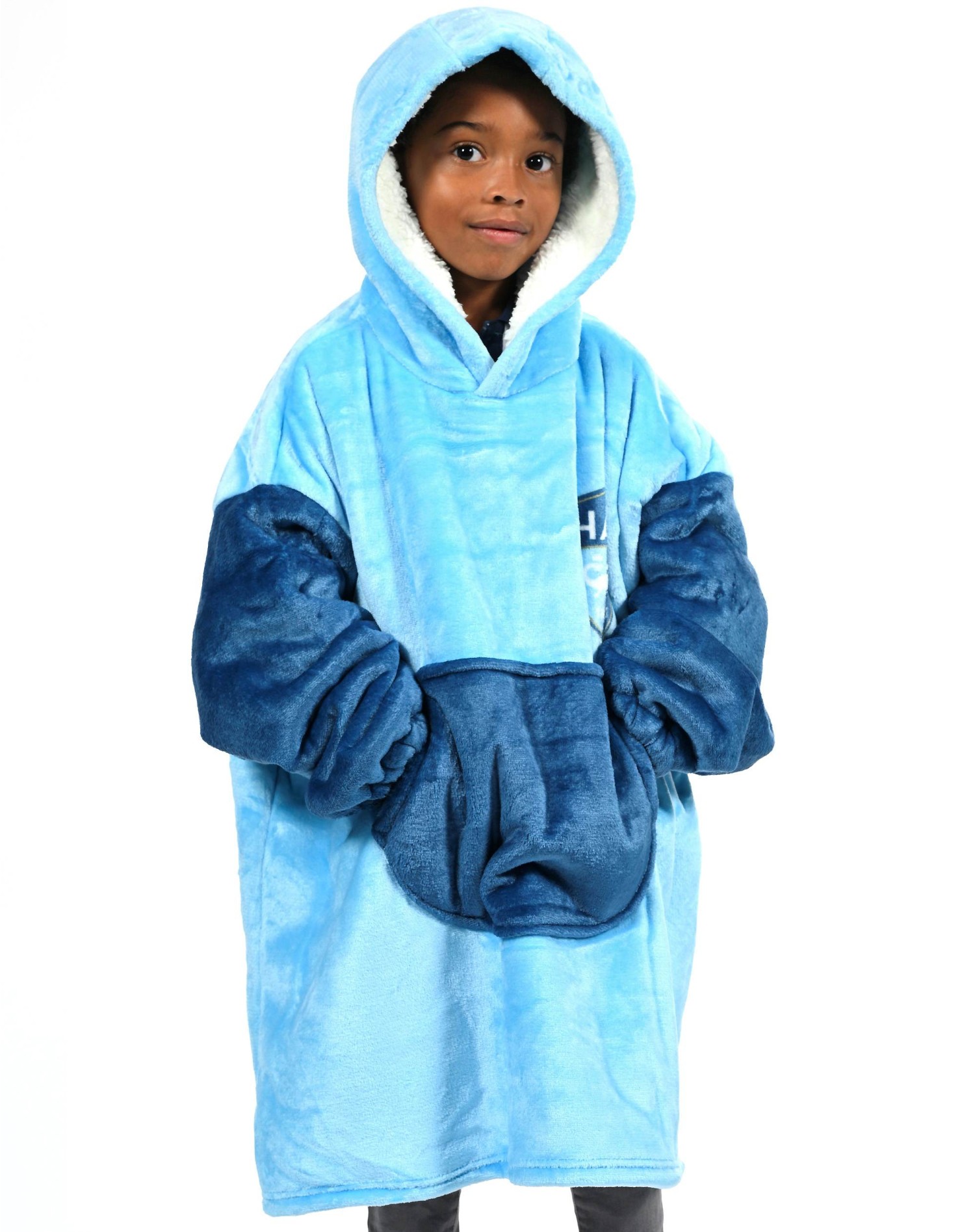 Sweat Plaid Polaire Enfant - 3/4 face