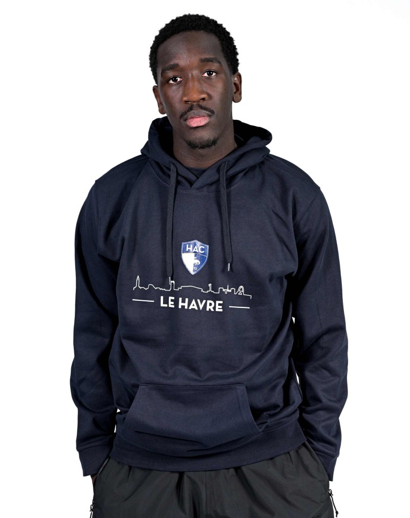 Hoodie Skyline Marine - face 2