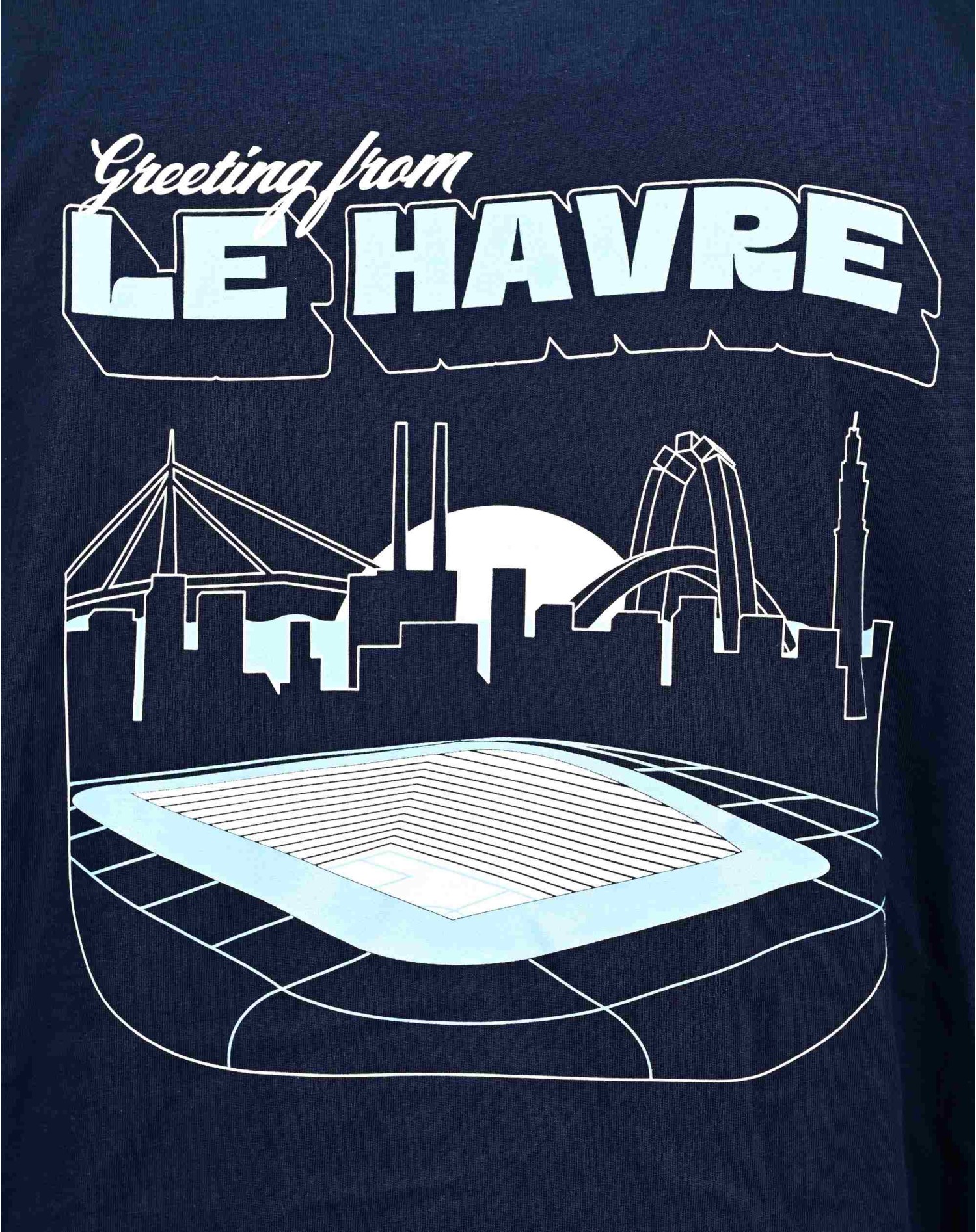 T-shirt Greeting From le Havre - dos zoom