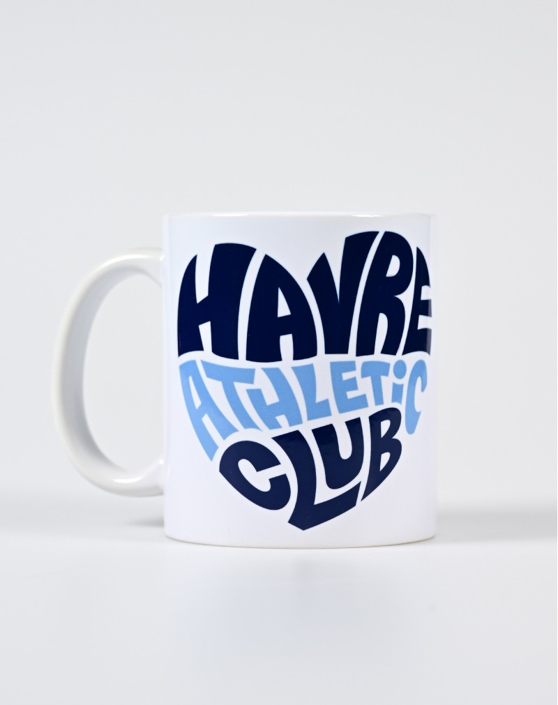 Mug Coeur Havre Athletic Club - face zoom