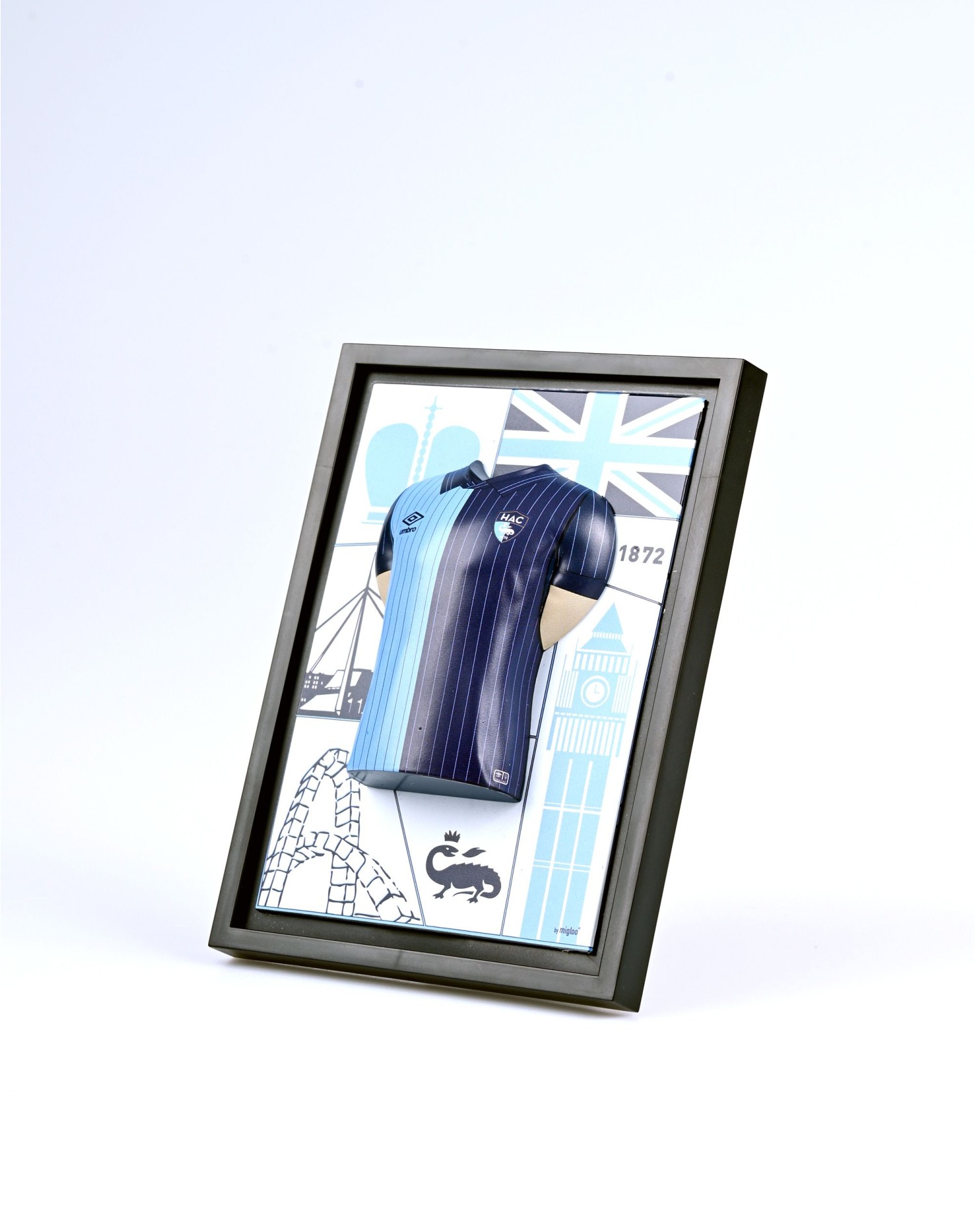 Mini Cadre Maillot Domicile HAC - 1/2 face