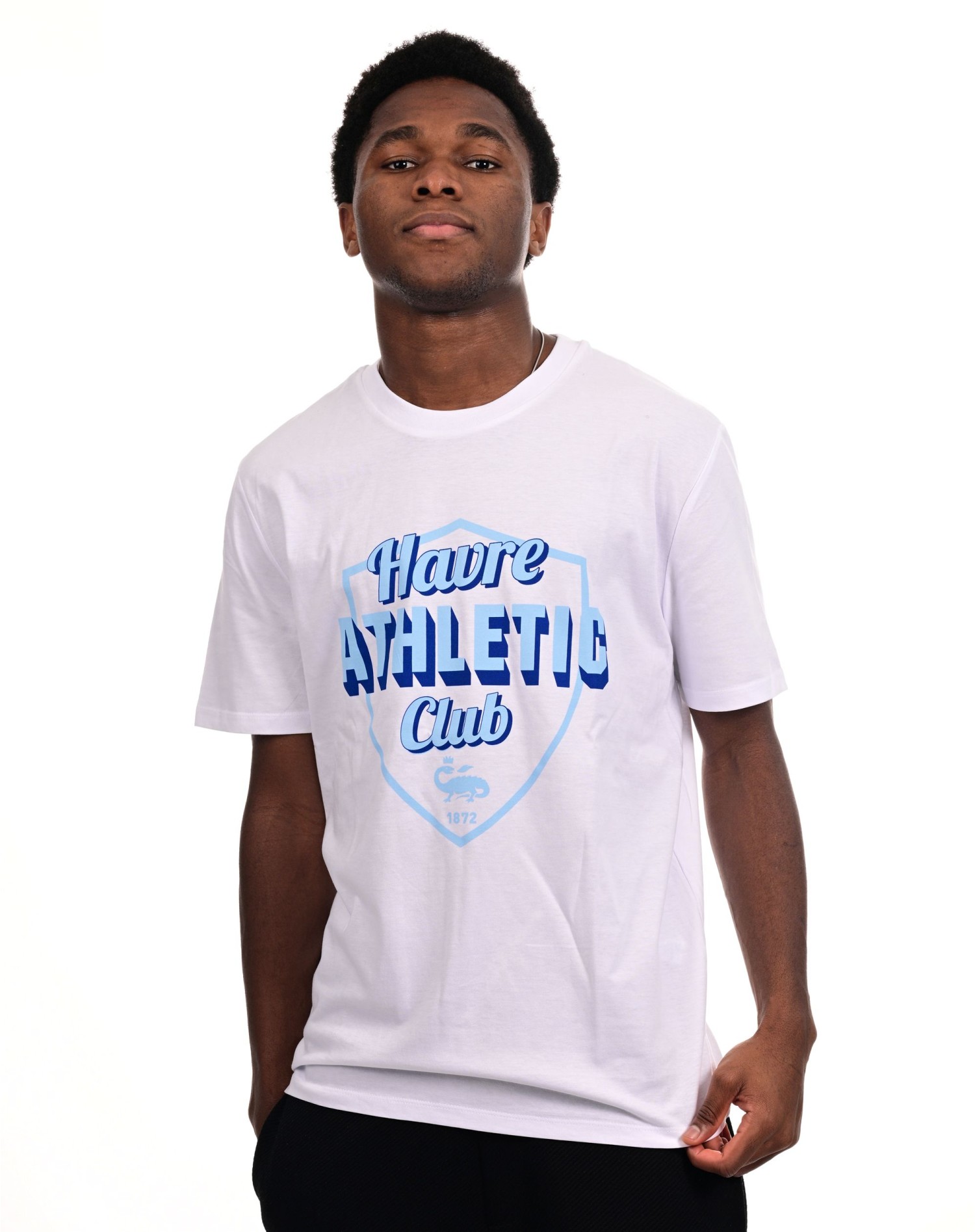 T-shirt Havre Athletic Club Blanc - attitude 1