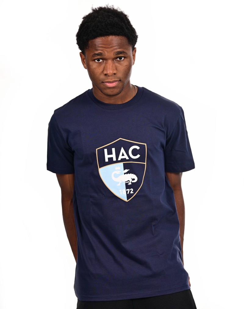T-shirt HAC Logo Marine - face