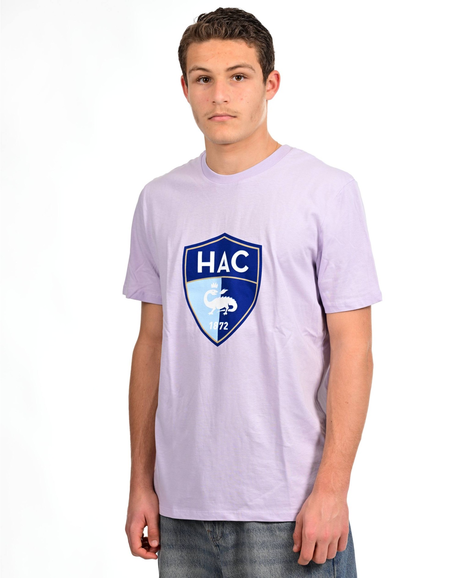 T-shirt HAC Logo Lilas - face