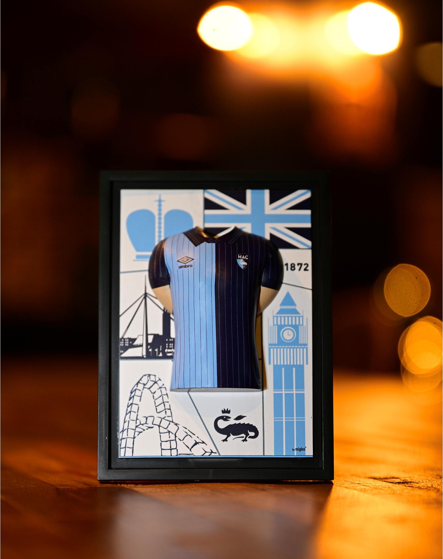 Mini Cadre Maillot Domicile HAC - situation