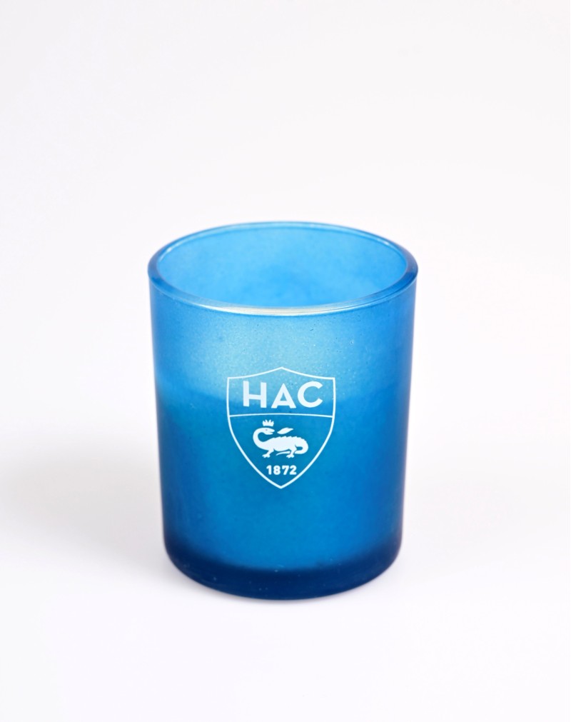Bougie En Verre Marine HAC - face