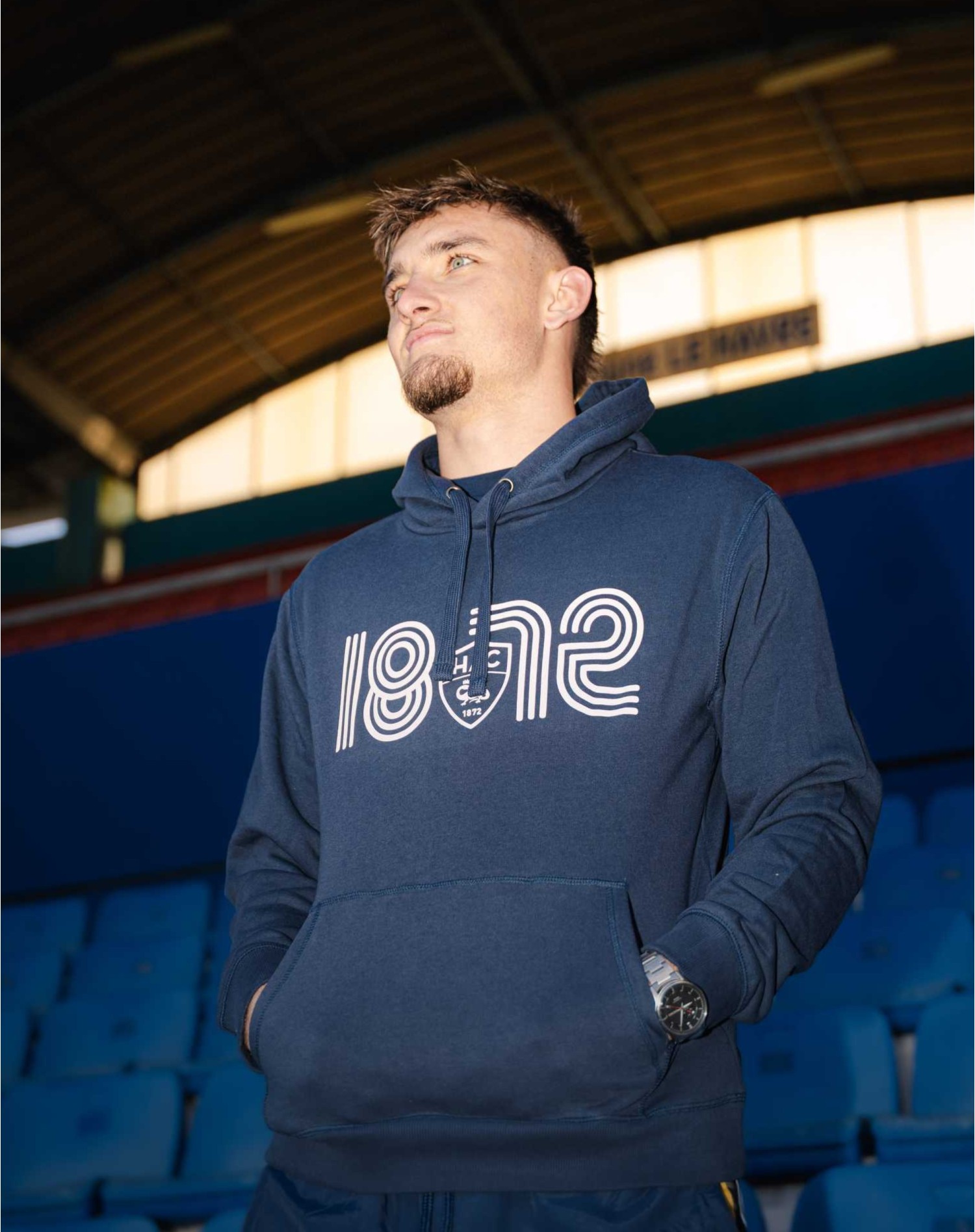 Hoodie 1872 Marine - situation Argney