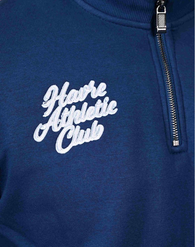 Veste 1/4 Zip Havre Athletic Club - Marine - zoom
