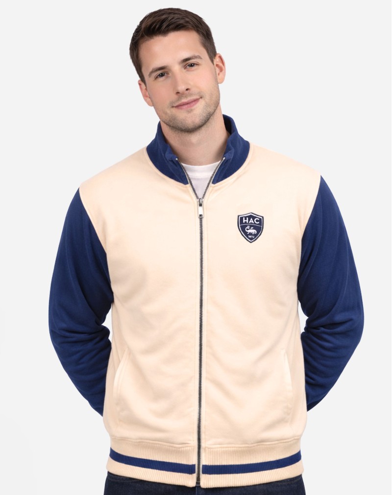 Veste Vintage Havre Athletic Club - Beige - face