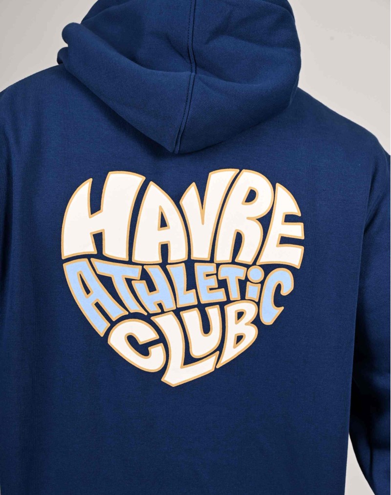 Hoodie Coeur - Marine - dos