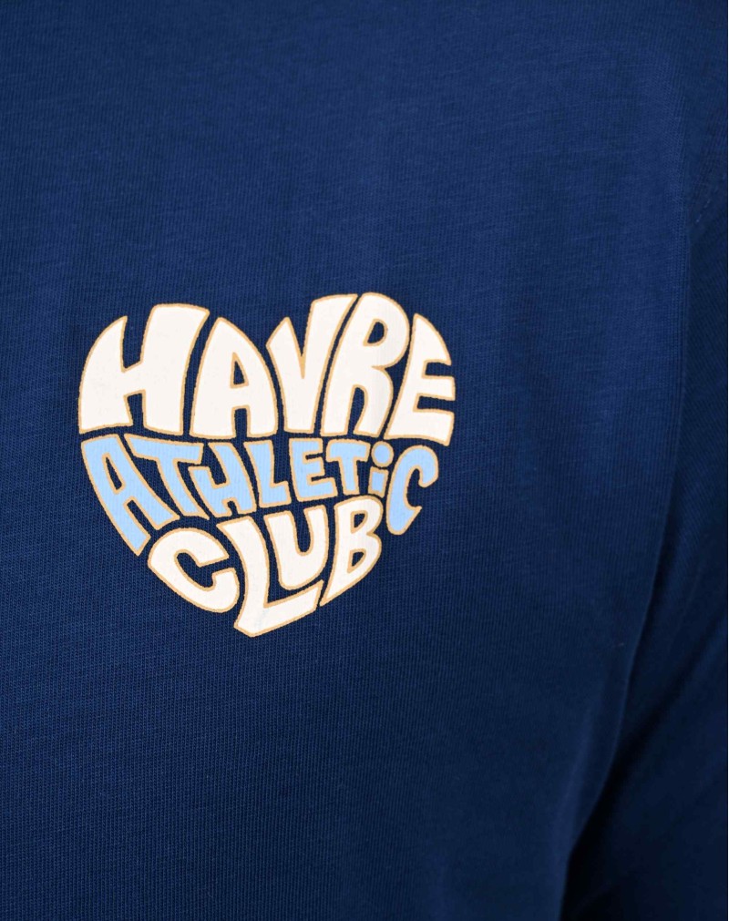 Hoodie Coeur - Marine - face