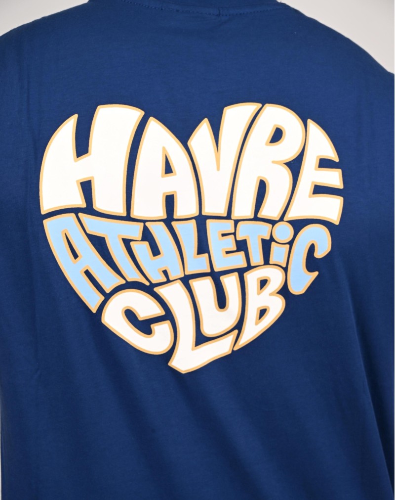 T-shirt Coeur - Marine - dos