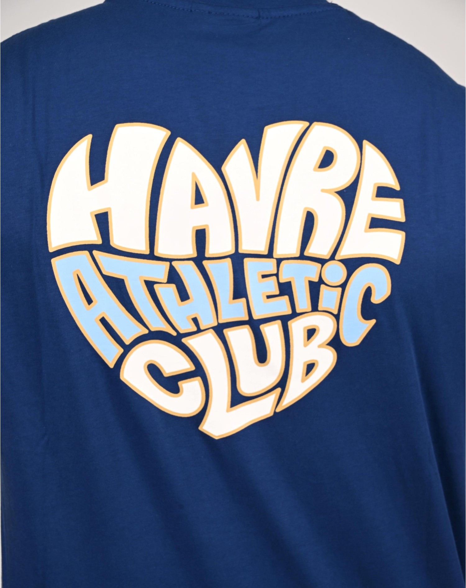 T-shirt Coeur - Marine - dos