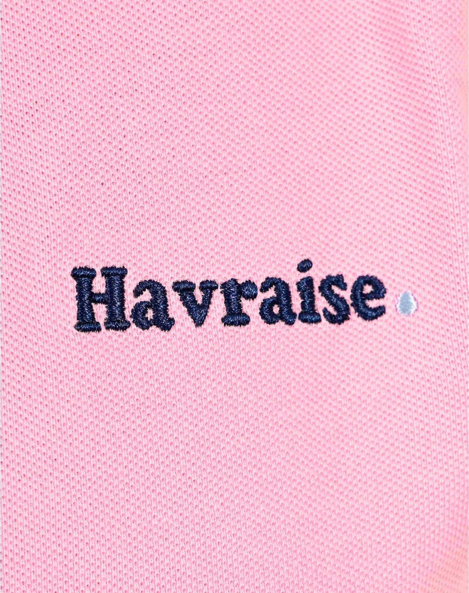 Polo Havraise - Rose - zoom