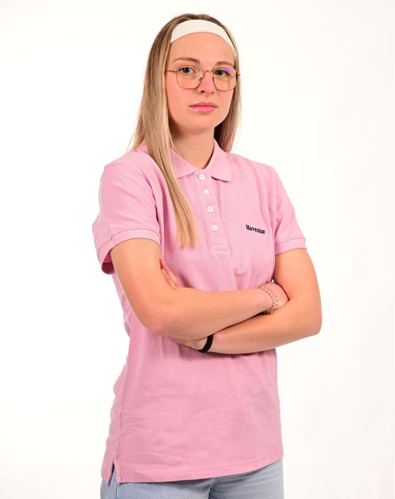 Polo Havraise - Rose - bras croisés