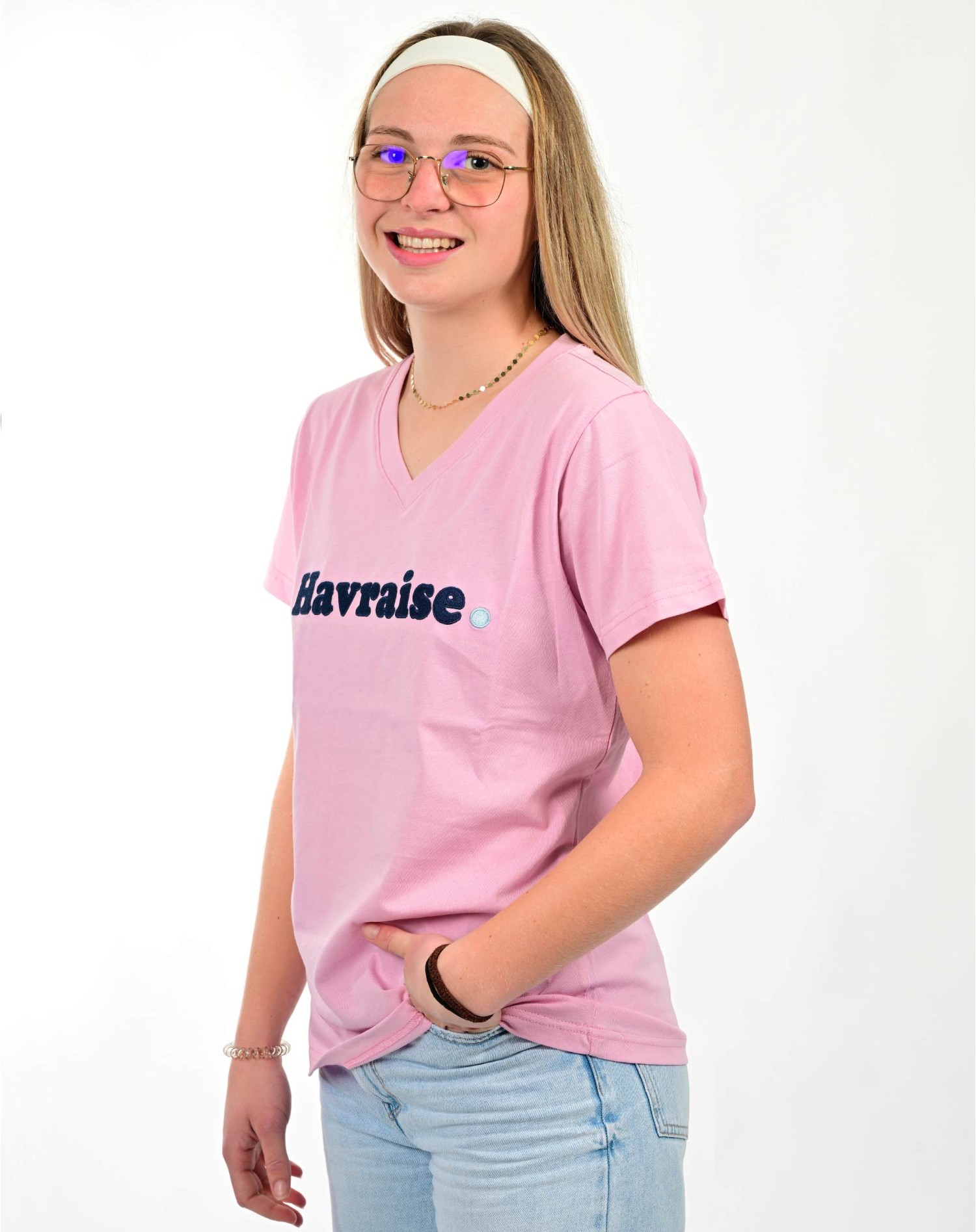 T-shirt Havraise - Rose - celestine