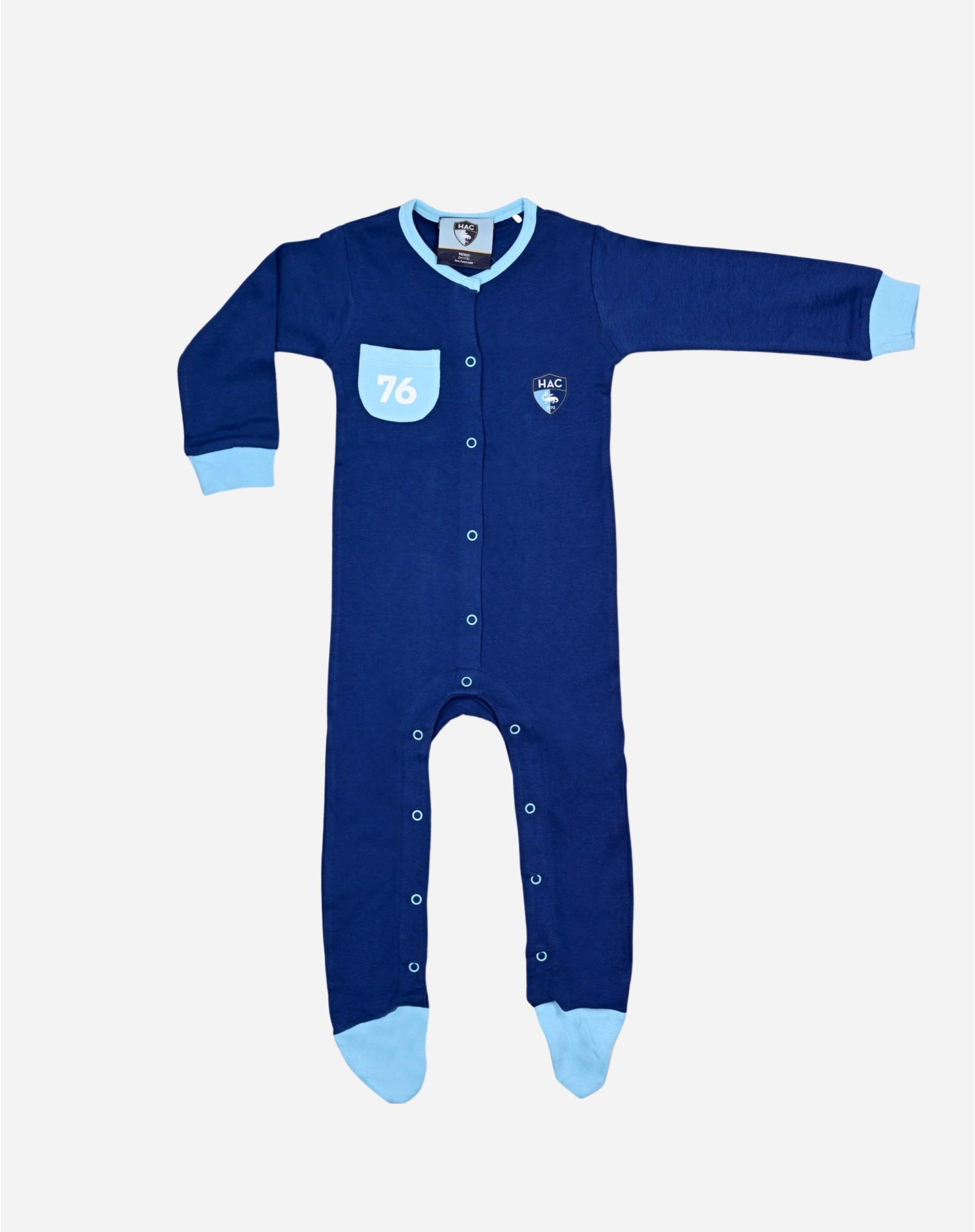 Pyjama Bébé HAC - Marine - face