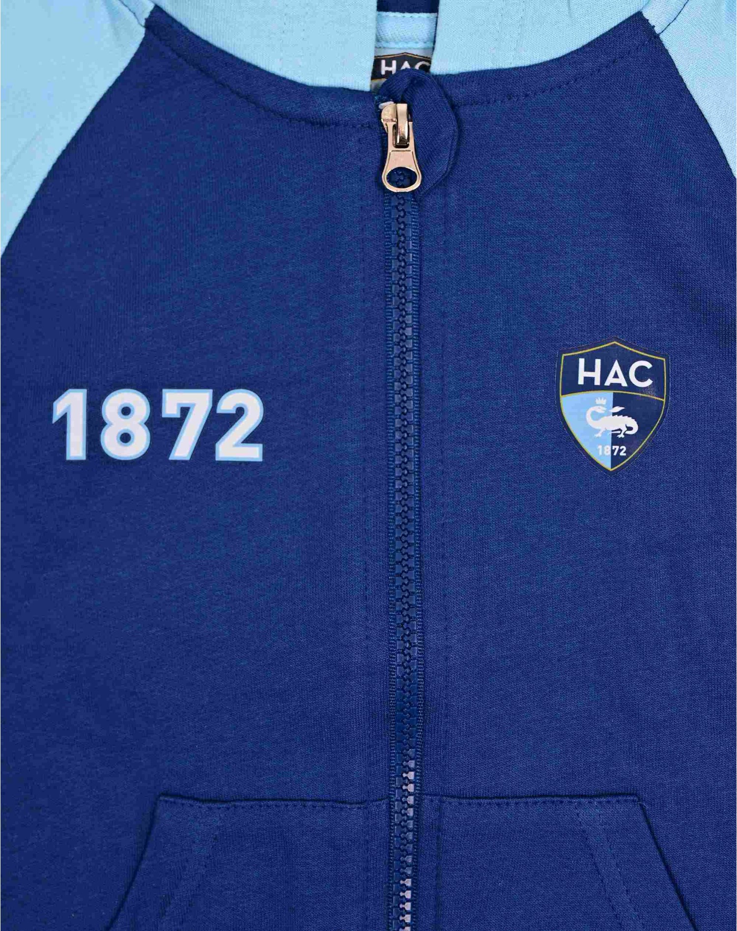 Survêtement Bébé HAC - Marine - veste zoom face
