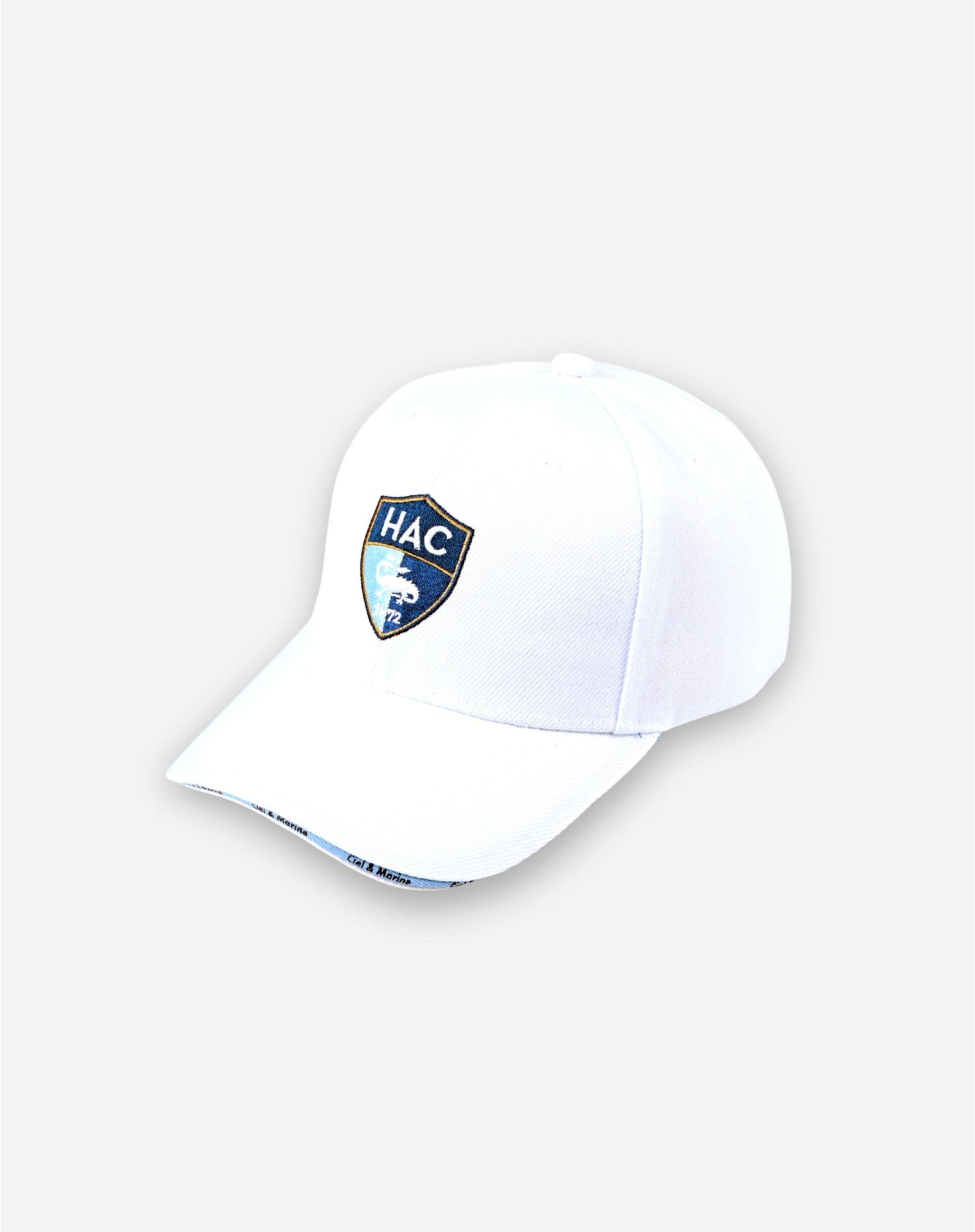 Casquette Blanche Logo Brodé Enfant  - face